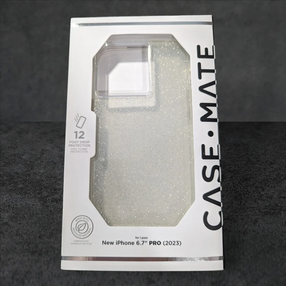 L3. Case-Mate Case‎ For iPhone 15 Pro Max - In Sheer Crystal Champagne